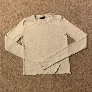 Fitted waffle tee, runs small